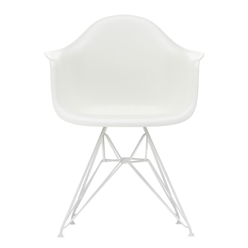 Cadeira de Braços em Plástico Eames DAR / Base Branca